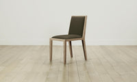 The Madison Dining Chair - Pebbled Leather Truffle