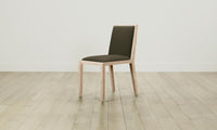 The Madison Dining Chair - Pebbled Leather Truffle