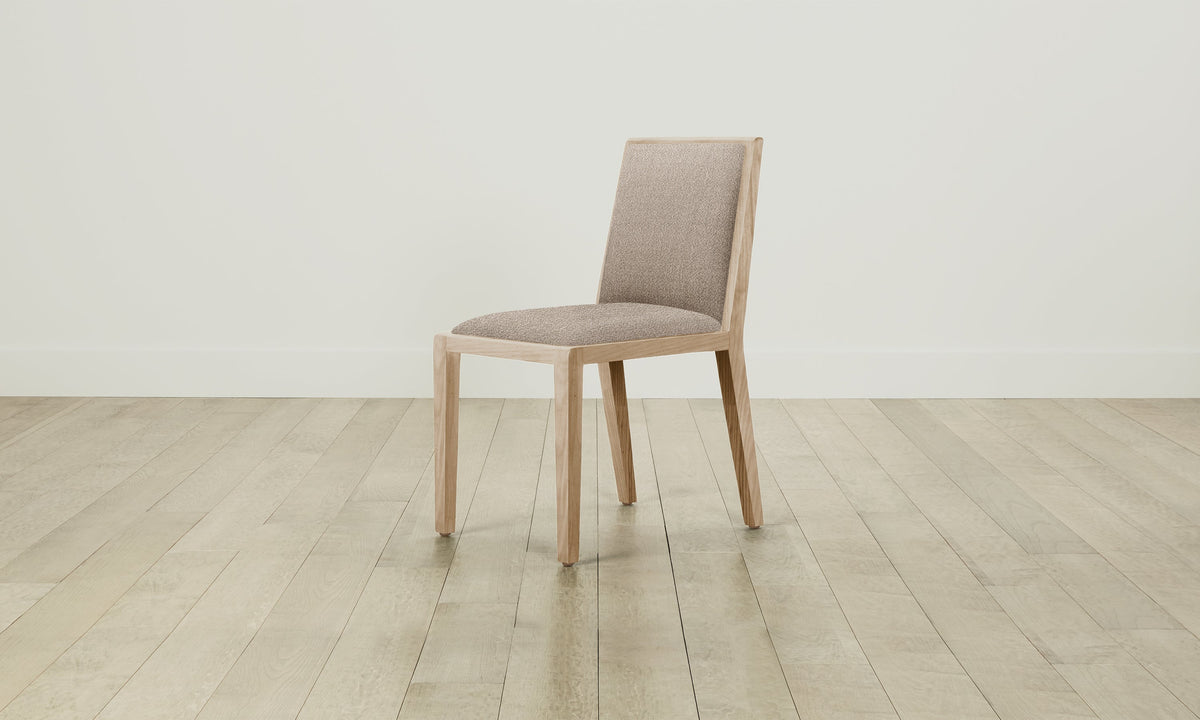 The Madison Dining Chair - Performance Textural Weave Earthen