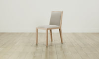 The Madison Dining Chair - Performance Textured Linen Flax