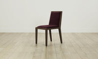 The Madison Dining Chair - Performance Velvet Merlot