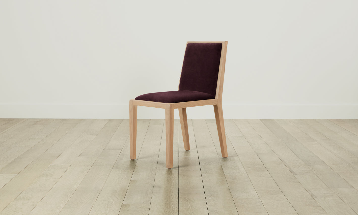 The Madison Dining Chair - Performance Velvet Merlot