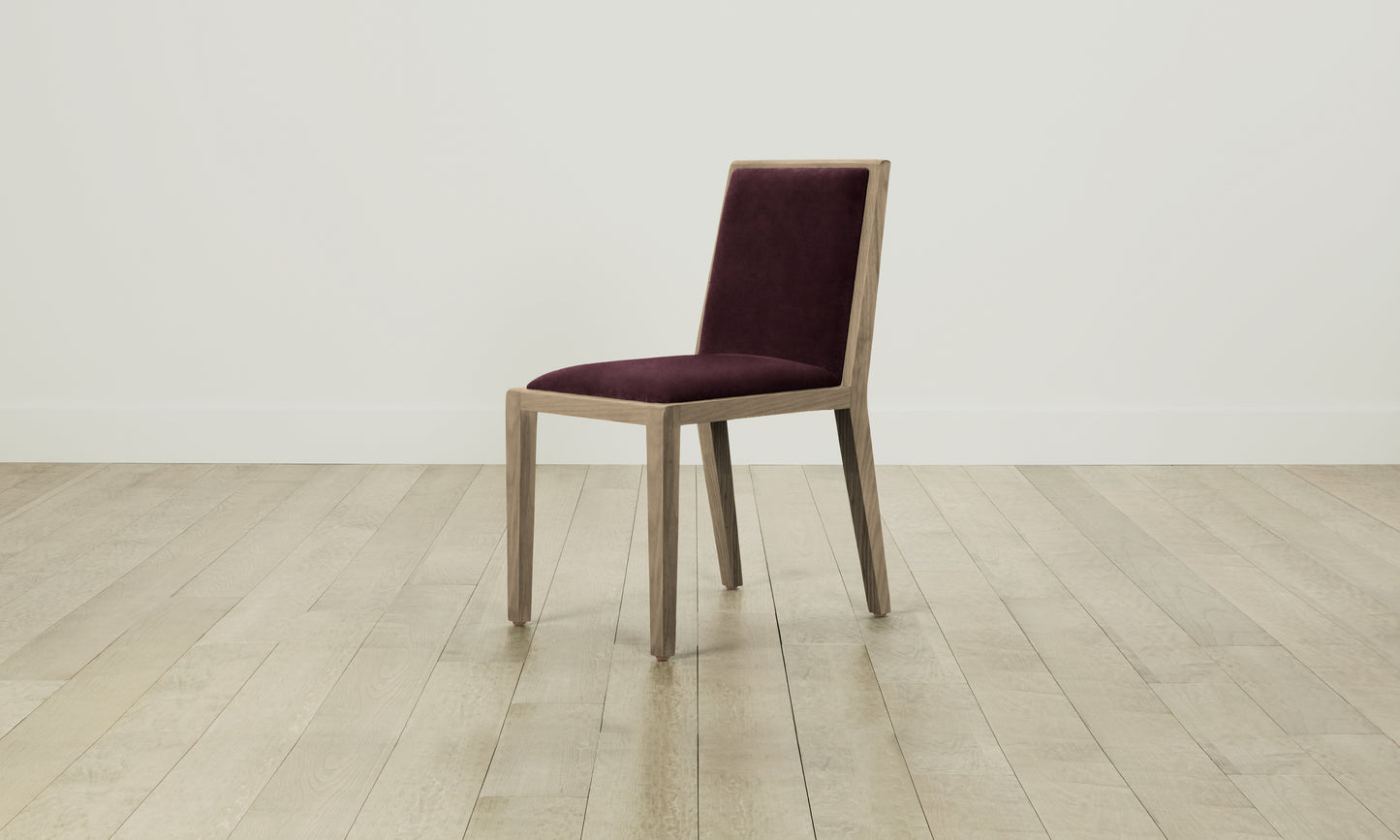 The Madison Dining Chair - Performance Velvet Merlot