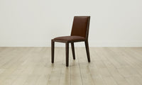 The Madison Dining Chair - Tuscan Leather Bourbon