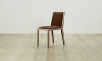 The Madison Dining Chair - Tuscan Leather Bourbon