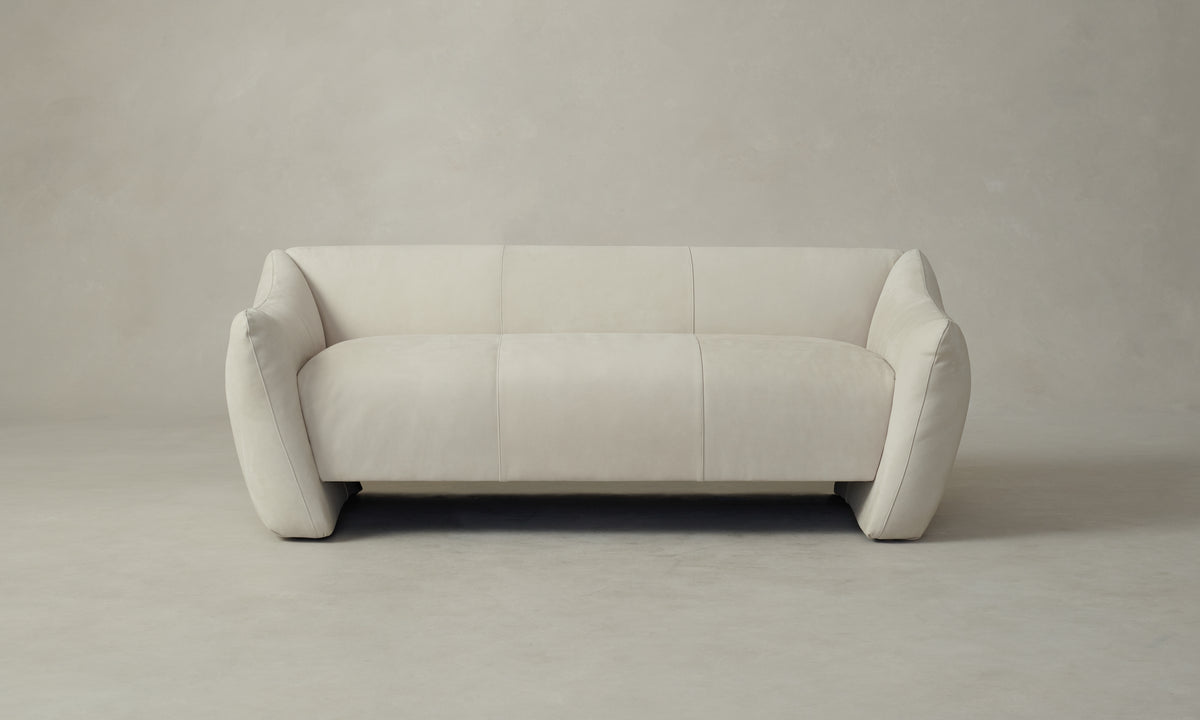 The Bond Settee Sofa Nubuck Leather Sail