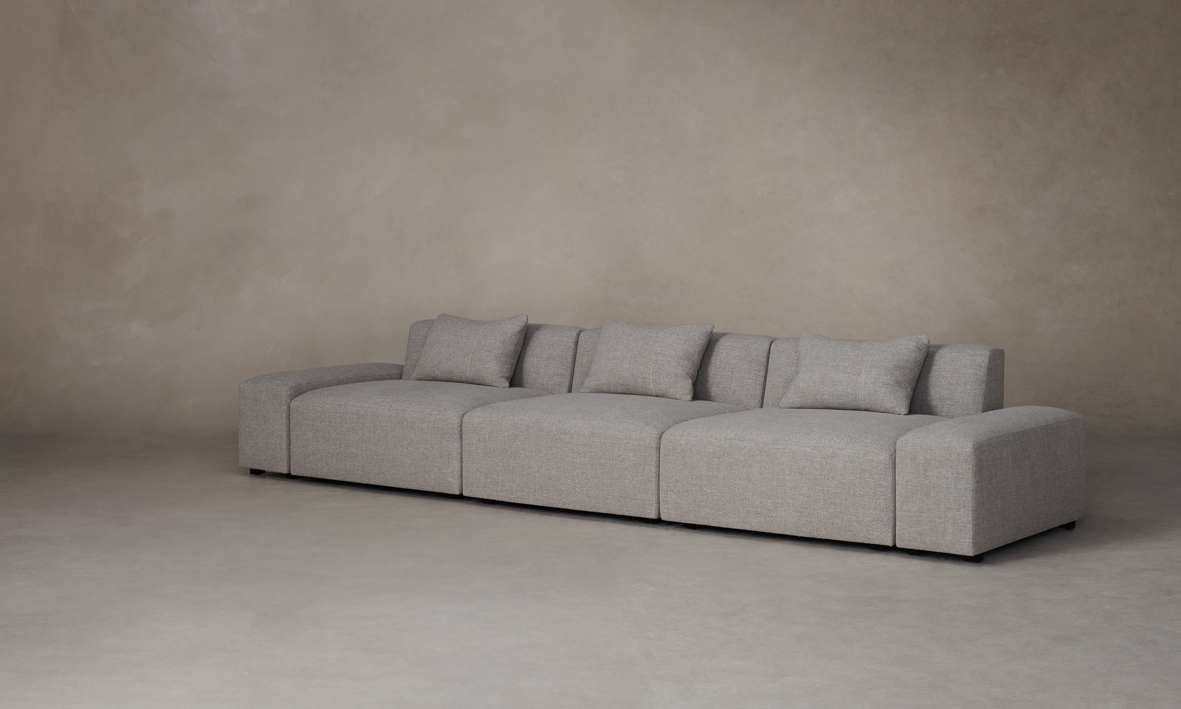 The Breuer Modular Sofa - Mohair Crimson – Maiden Home