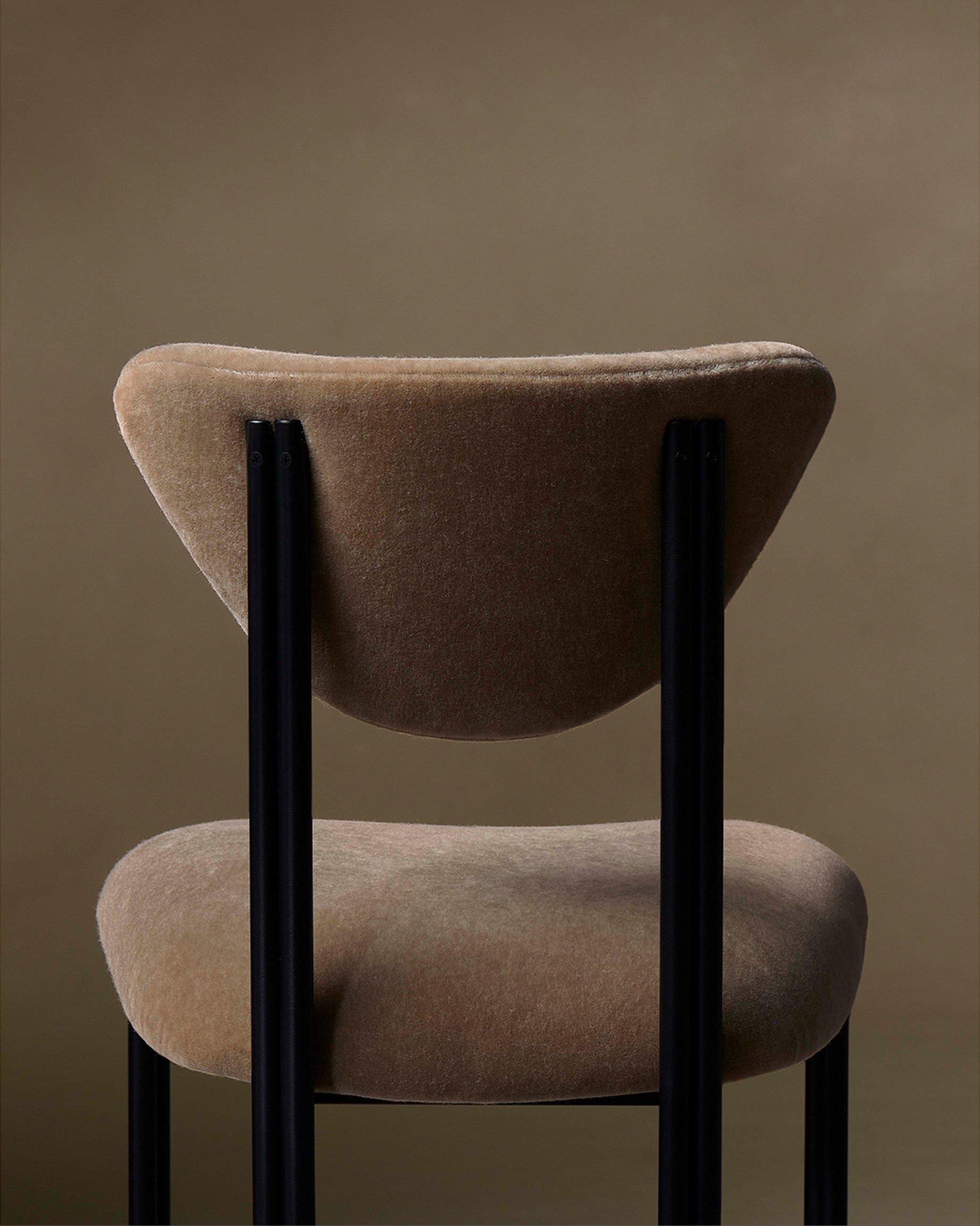 The Cooper Dining Chair - Mohair Almond – Maiden Home
