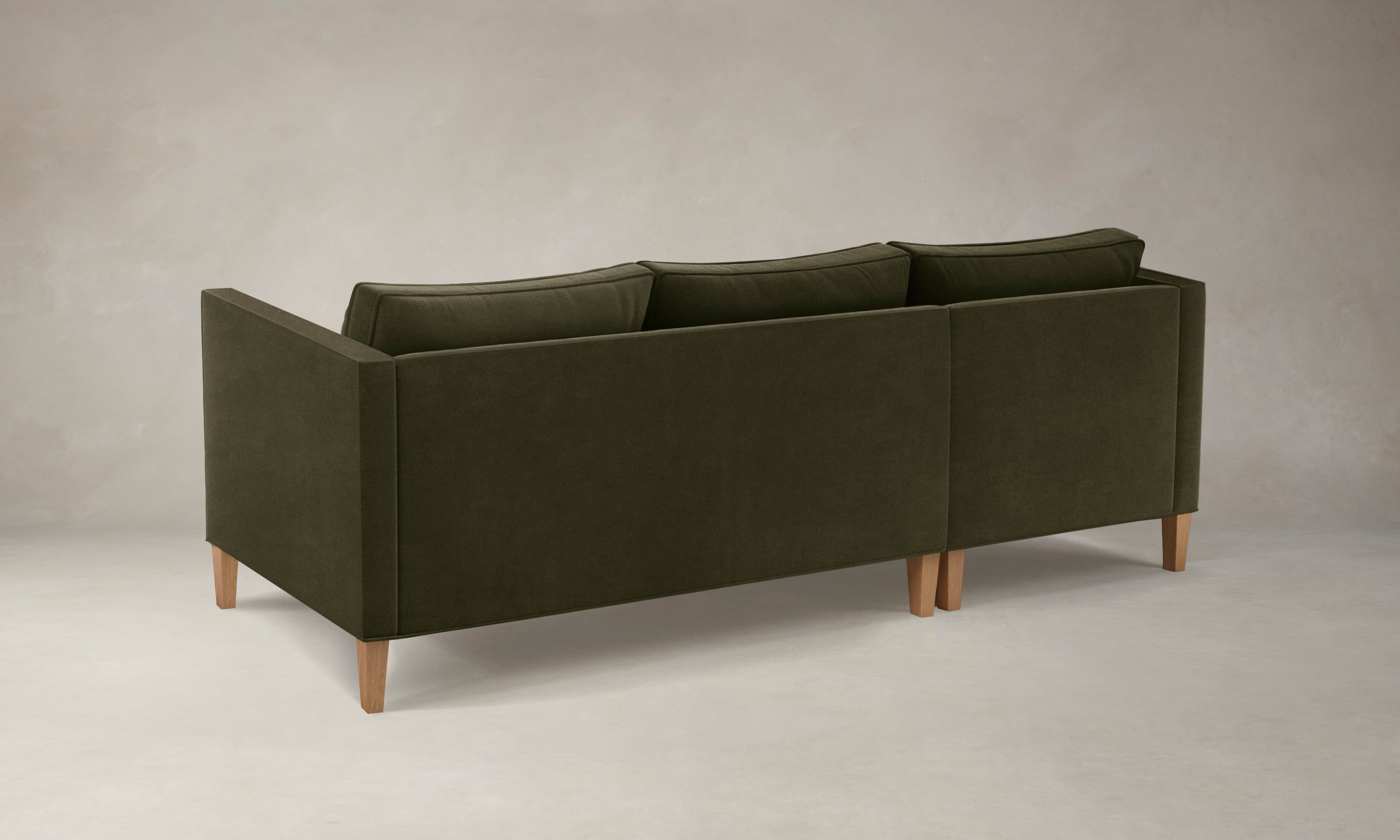 The Crosby Sectional - Performance Velvet Olive – Maiden Home
