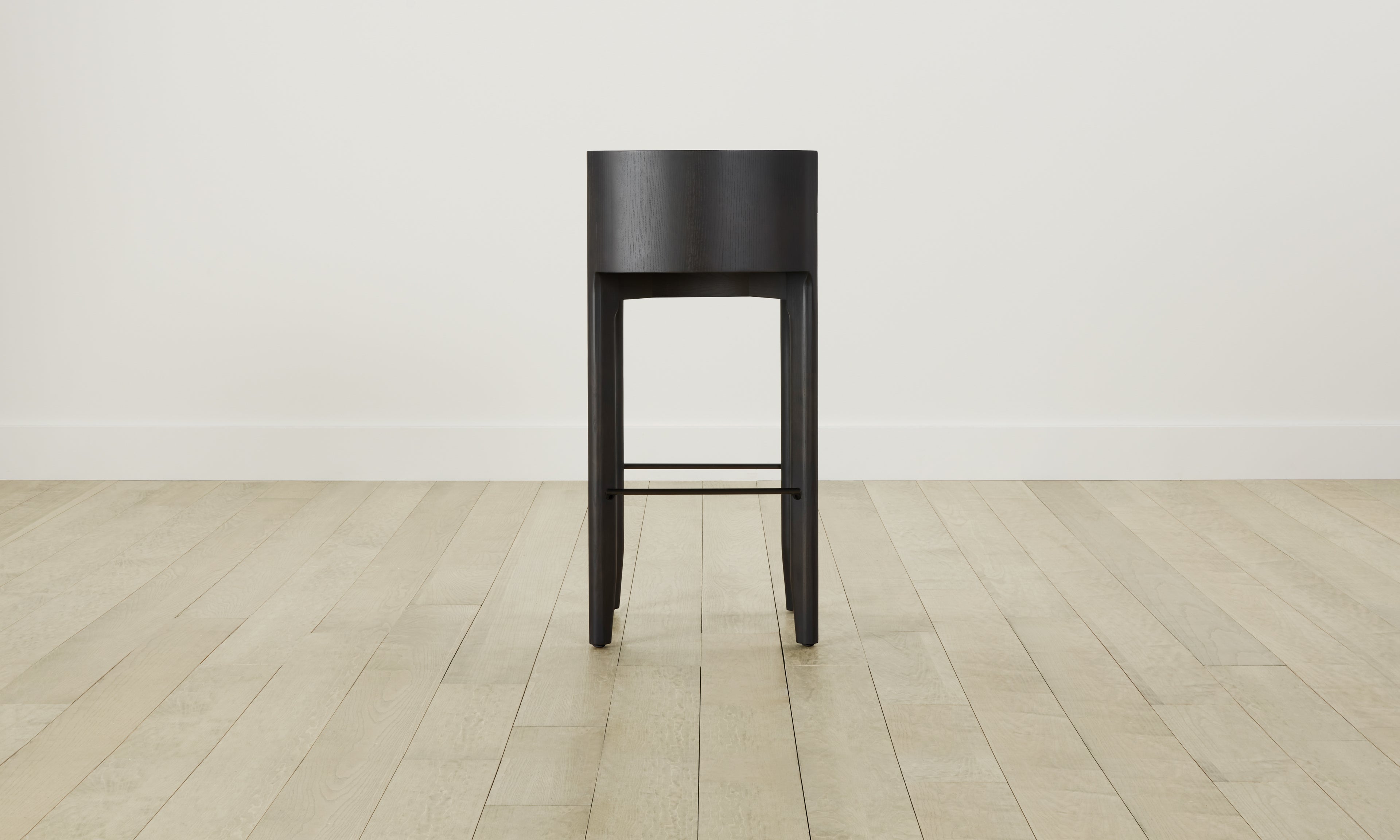 The Delancey Bar & Counter Stool - Pebbled Leather Truffle