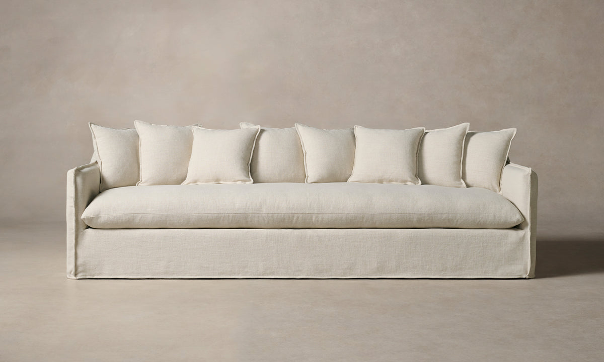The Dune Sofa in Performance Linen Weave Prairie by Maiden Home