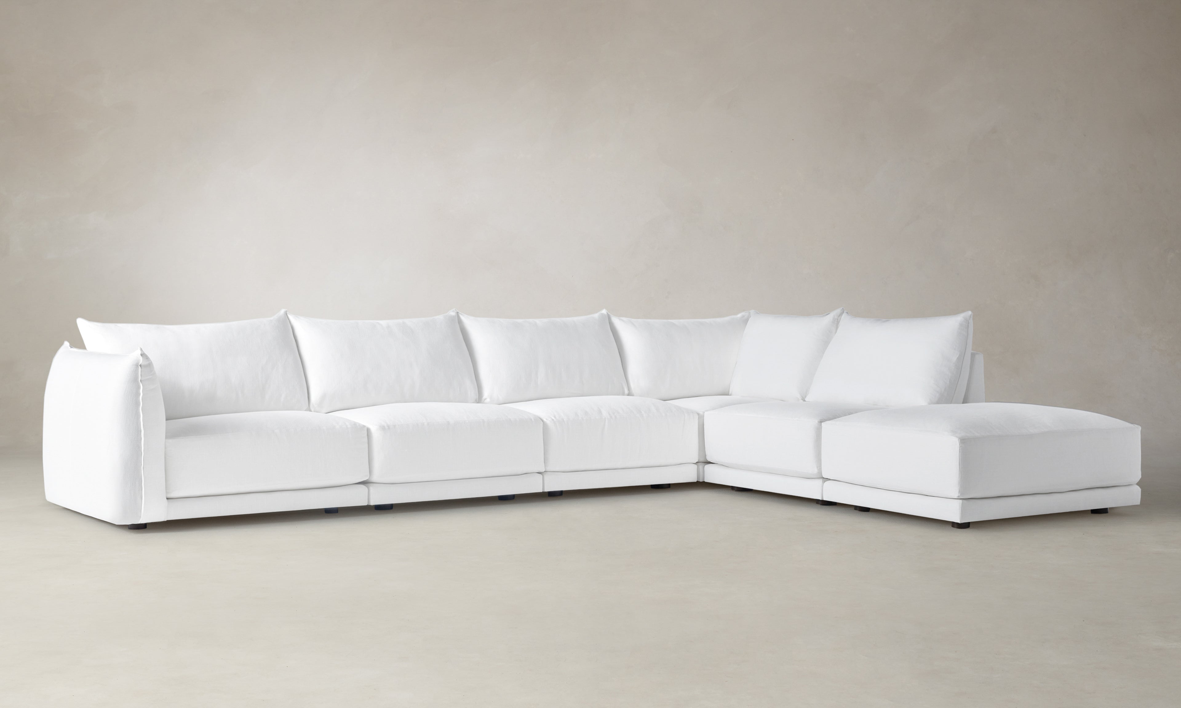 The Jones Modular Sectional - Nubuck Leather Tide – Maiden Home