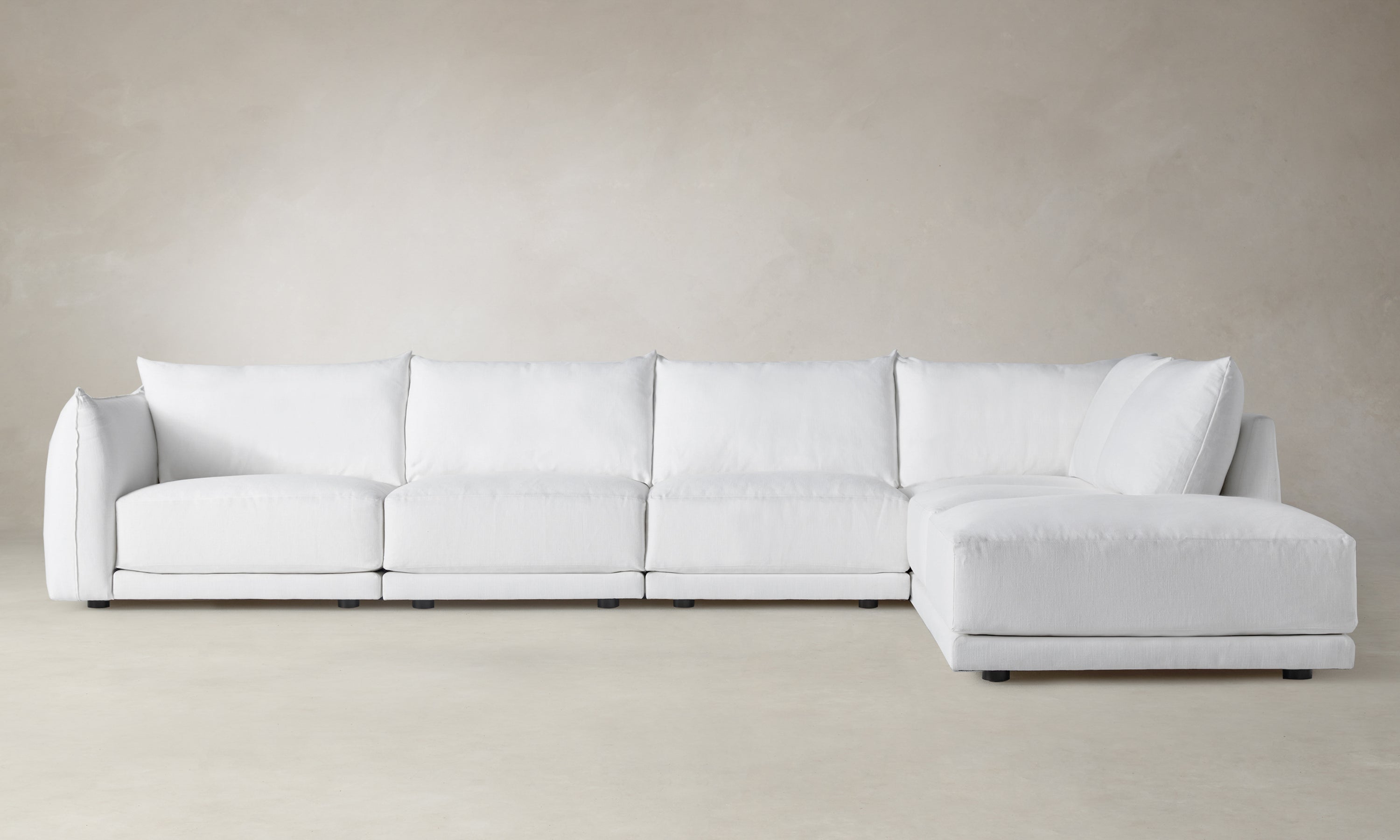 The Jones Modular Sectional - Italian Brushed Wool Moon – Maiden Home