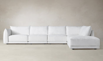 jones modular l-shaped sectional sofa in pure white linen