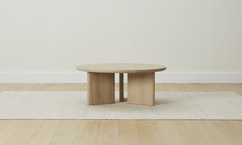 morro coffee table in light ash wood, large