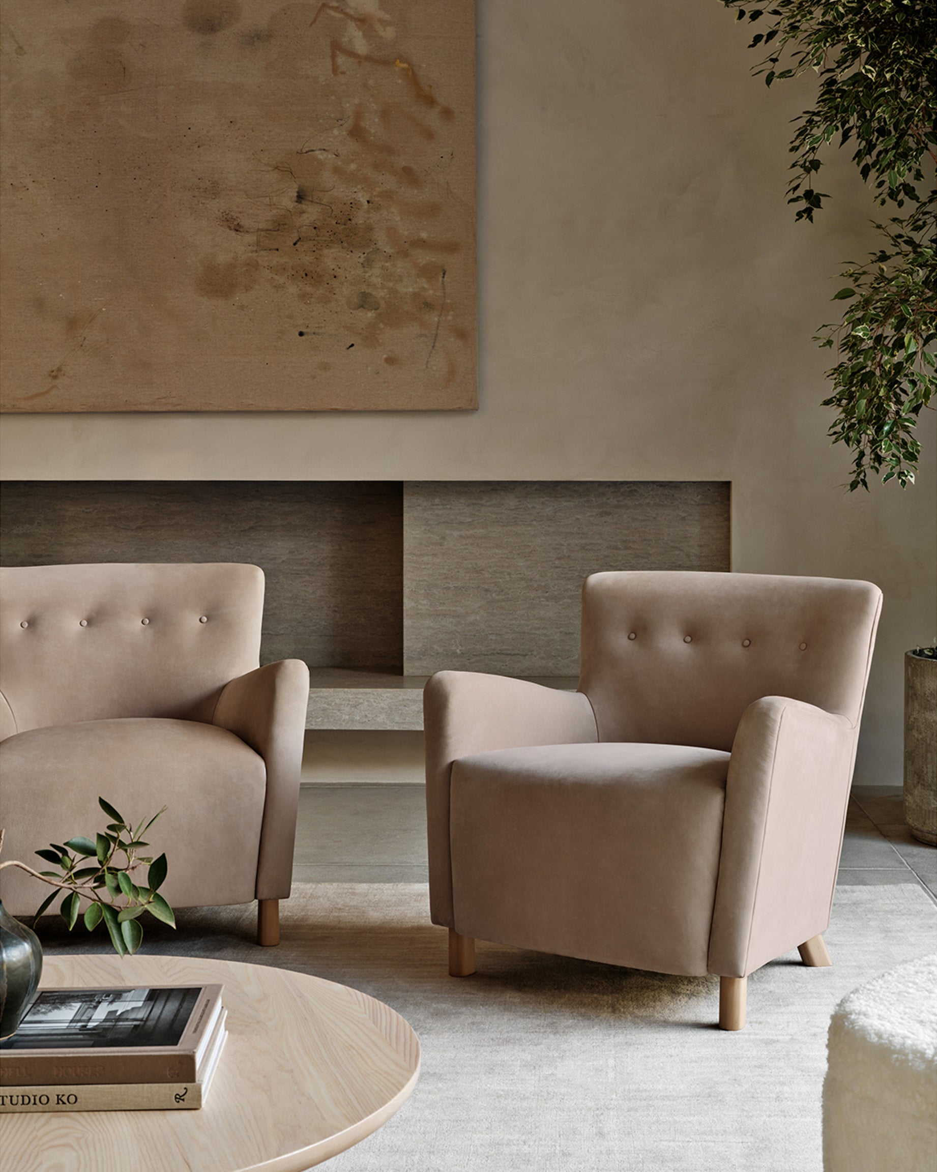 The Perry Chair - Shearling Toffee – Maiden Home