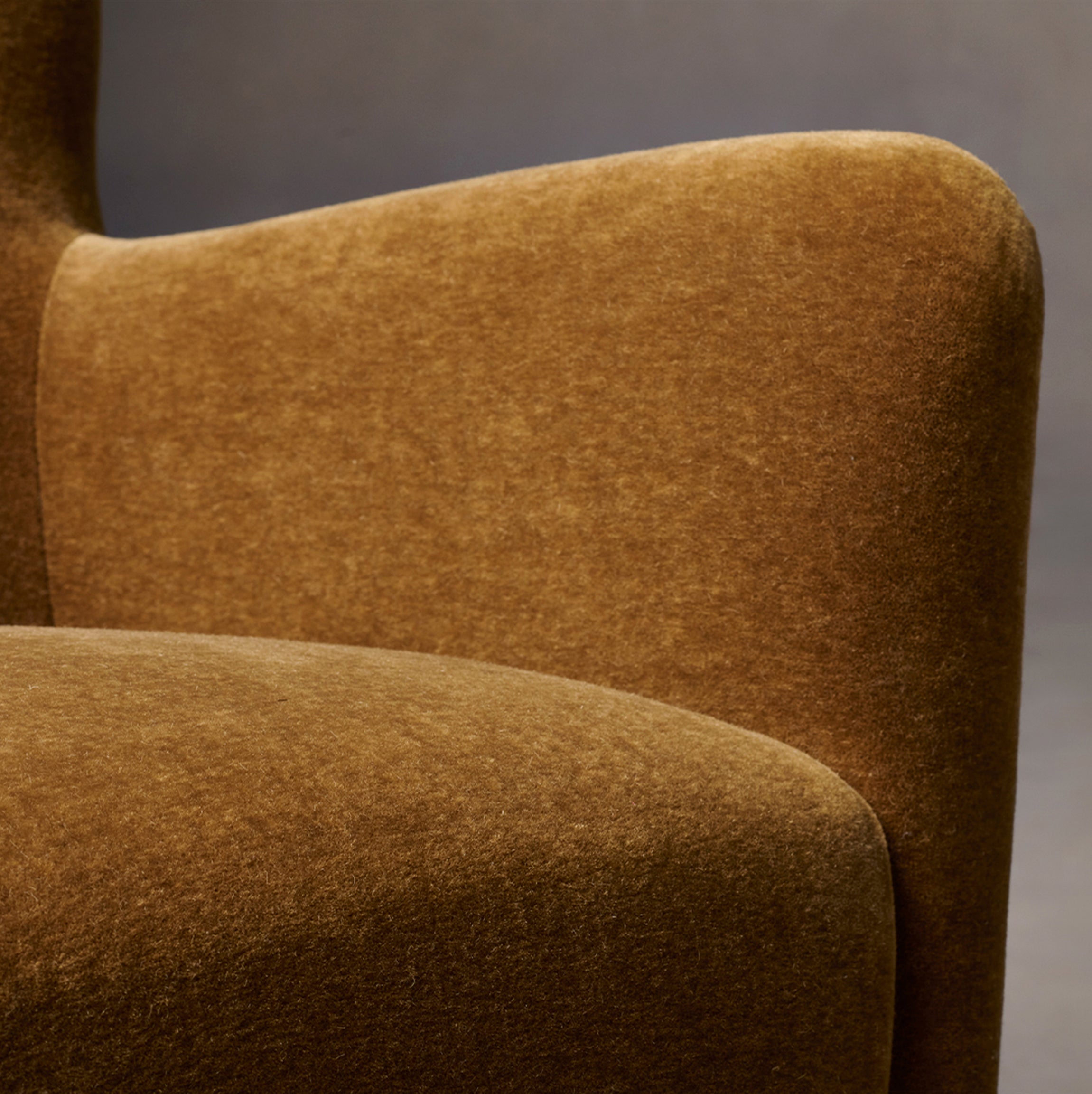 The Perry Chair - Shearling Toffee – Maiden Home