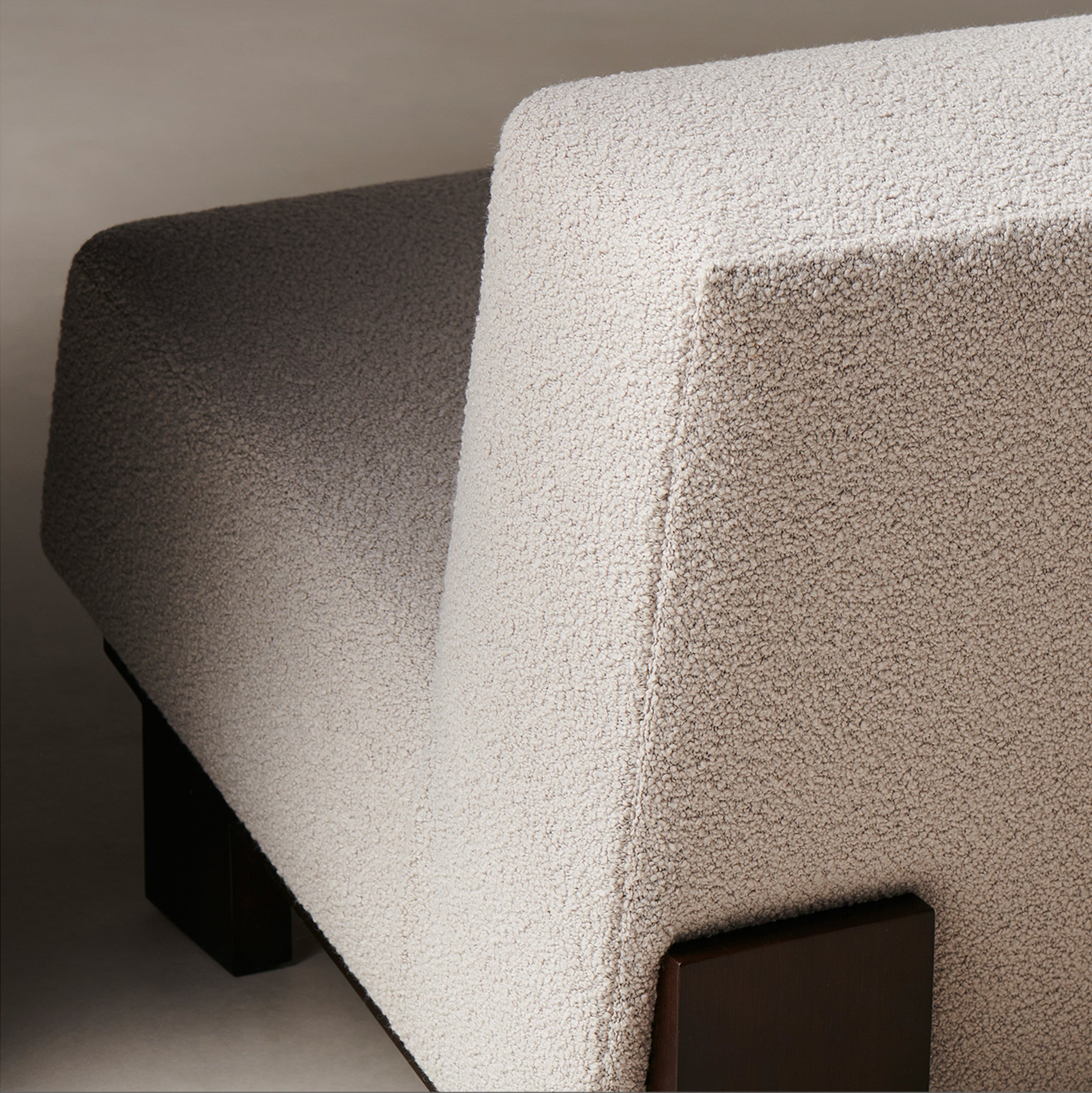 The Remsen Chair - Italian Brushed Wool Moon – Maiden Home