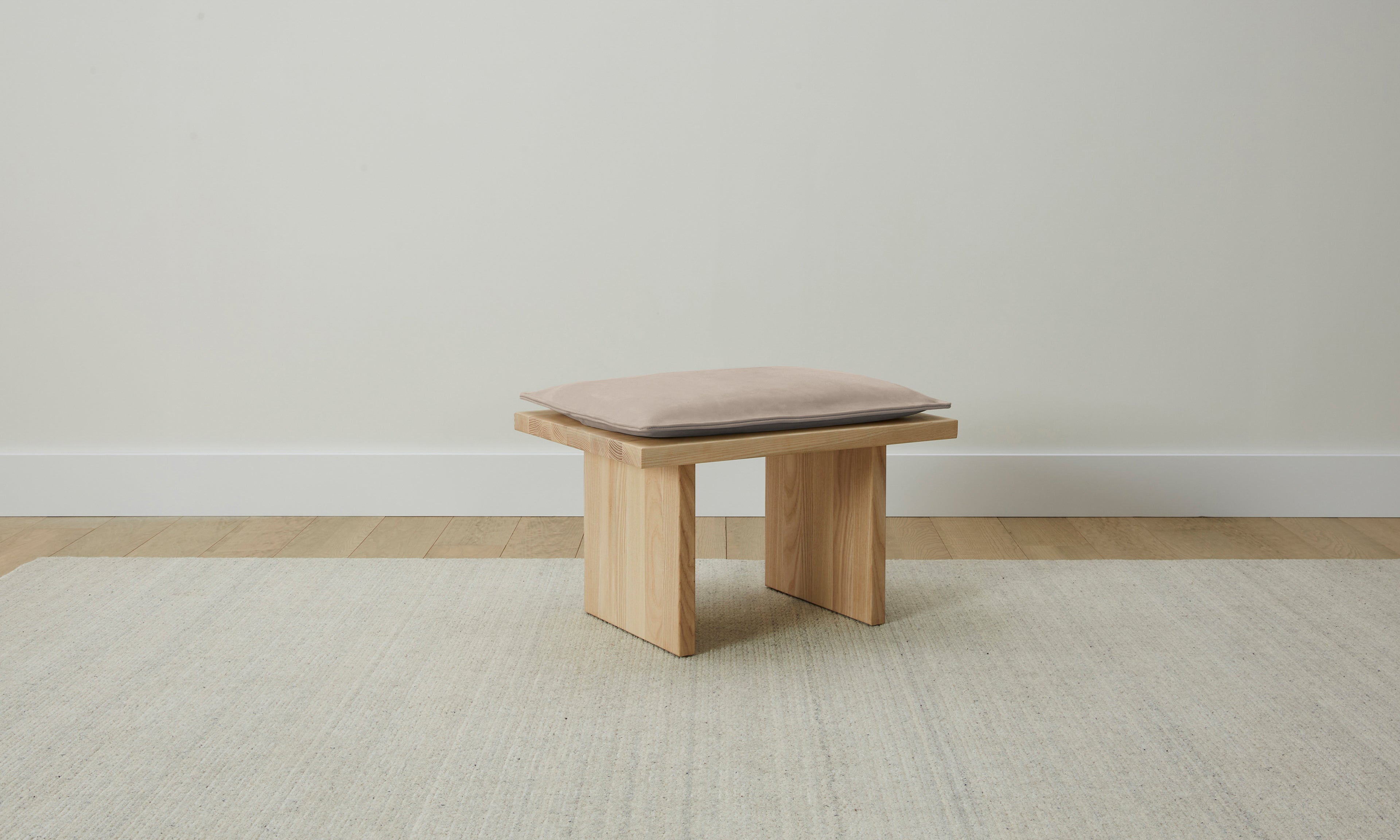 The Reyes Stool - Nubuck Leather Fawn – Maiden Home