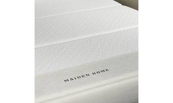 sullivan sleeper sofa in white linen - close up