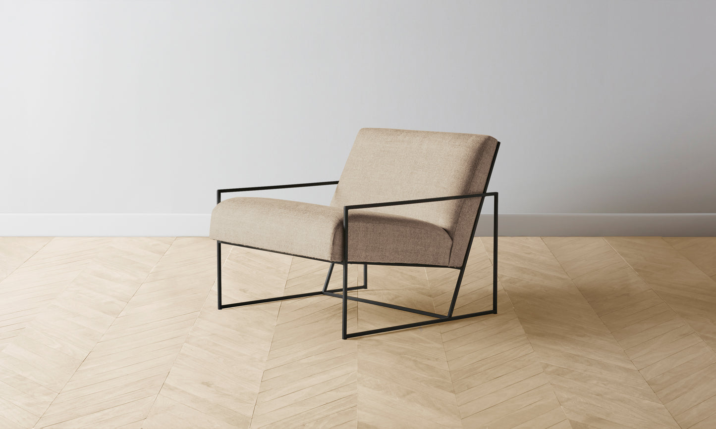 The Mercer Chair - Performance Basketweave Malt