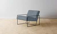 The Mercer Chair - Performance Stonewashed Linen Chambray