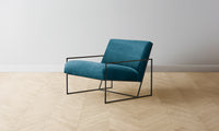 The Mercer Chair - Performance Velvet Lagoon