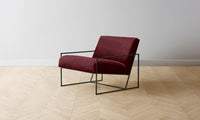 The Mercer Chair - Performance Velvet Merlot