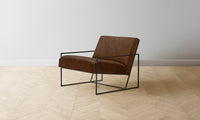 The Mercer Chair - Tuscan Leather Bourbon