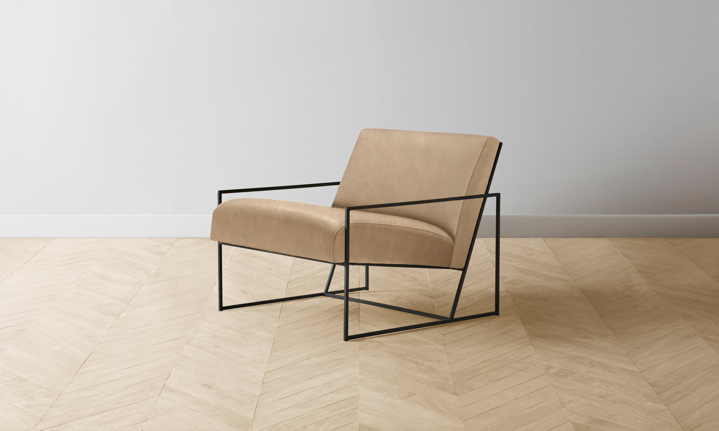 The Mercer Chair - Tuscan Leather Camel