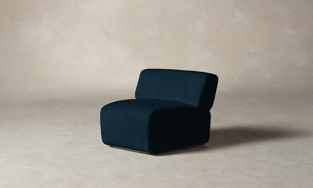 The Miles Modular Chair - Mohair Admiral
