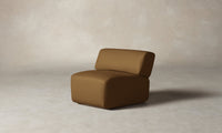 The Miles Modular Chair - Pebbled Leather Latte