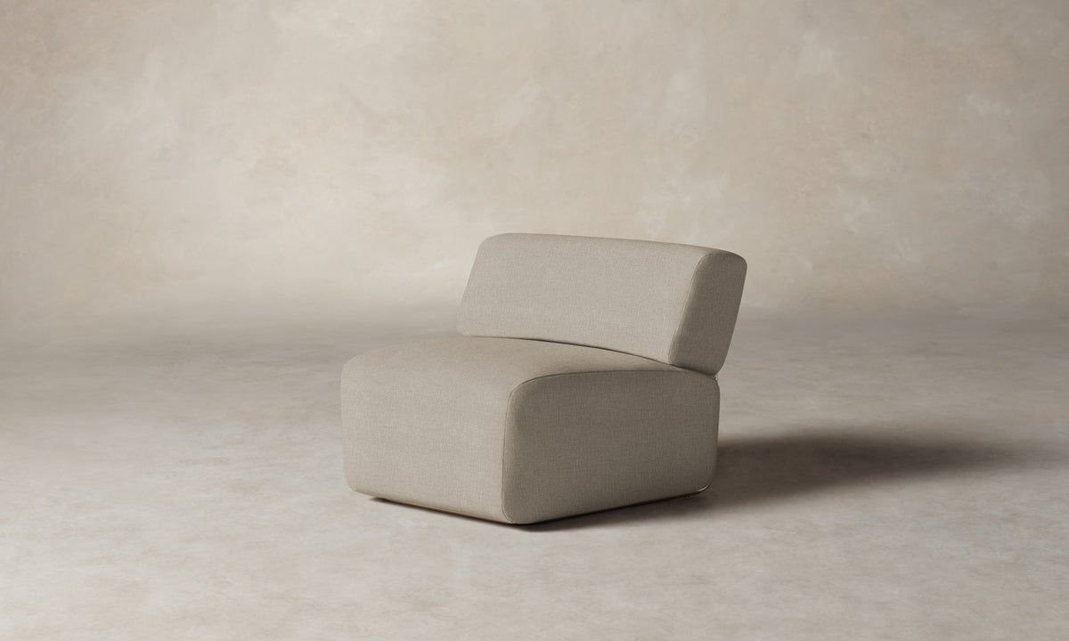 The Miles Modular Sectional - Performance Linen Weave Beige