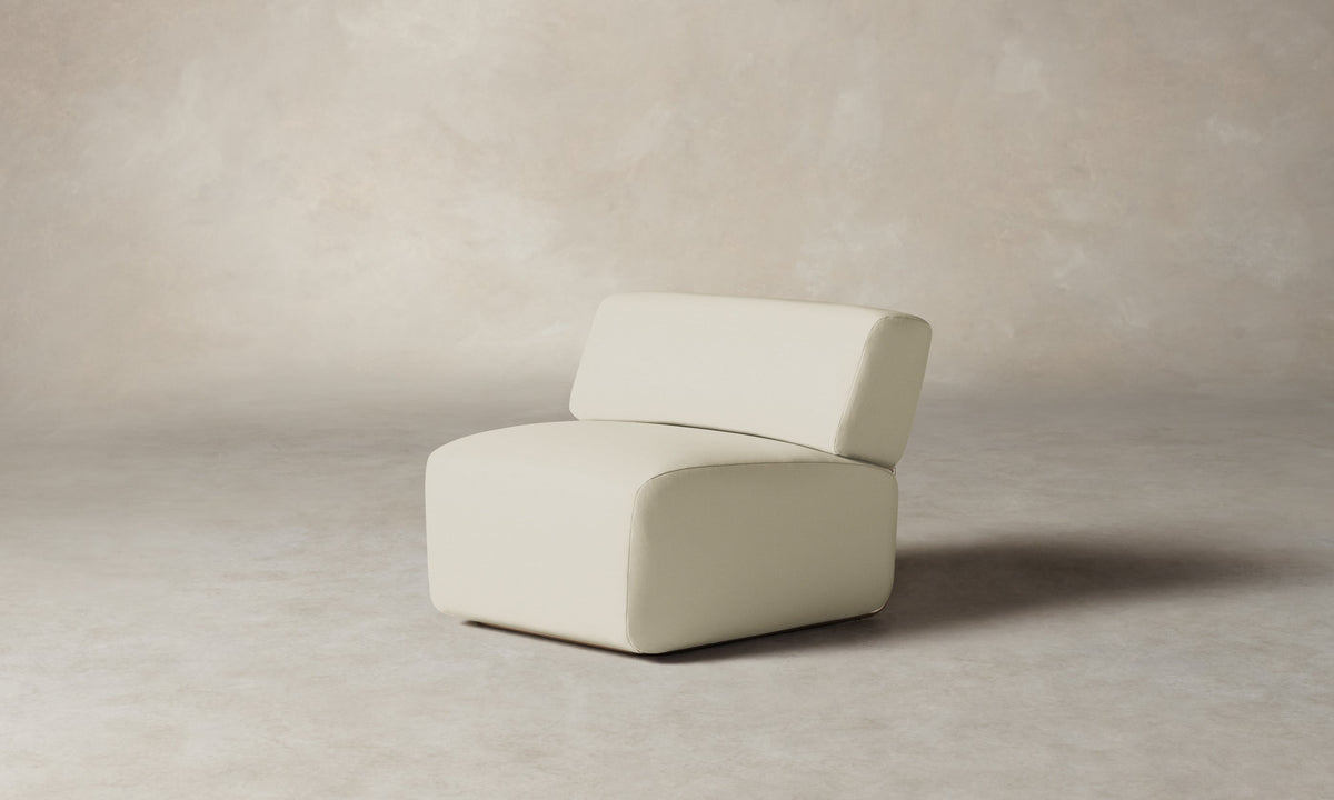 The Miles Modular Chair - Performance Linen Weave Flour