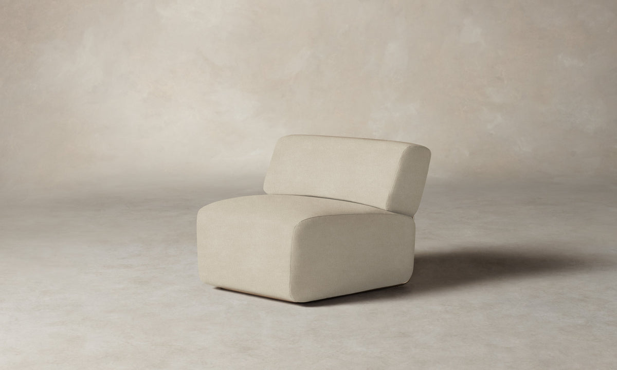 The Miles Modular Chair - Performance Mélange Weave Shell