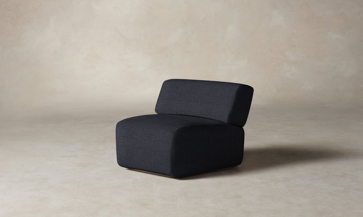 The Miles Modular Chair - Performance Textural Weave Marina