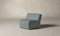 The Miles Modular Chair - Performance Velvet Seafoam