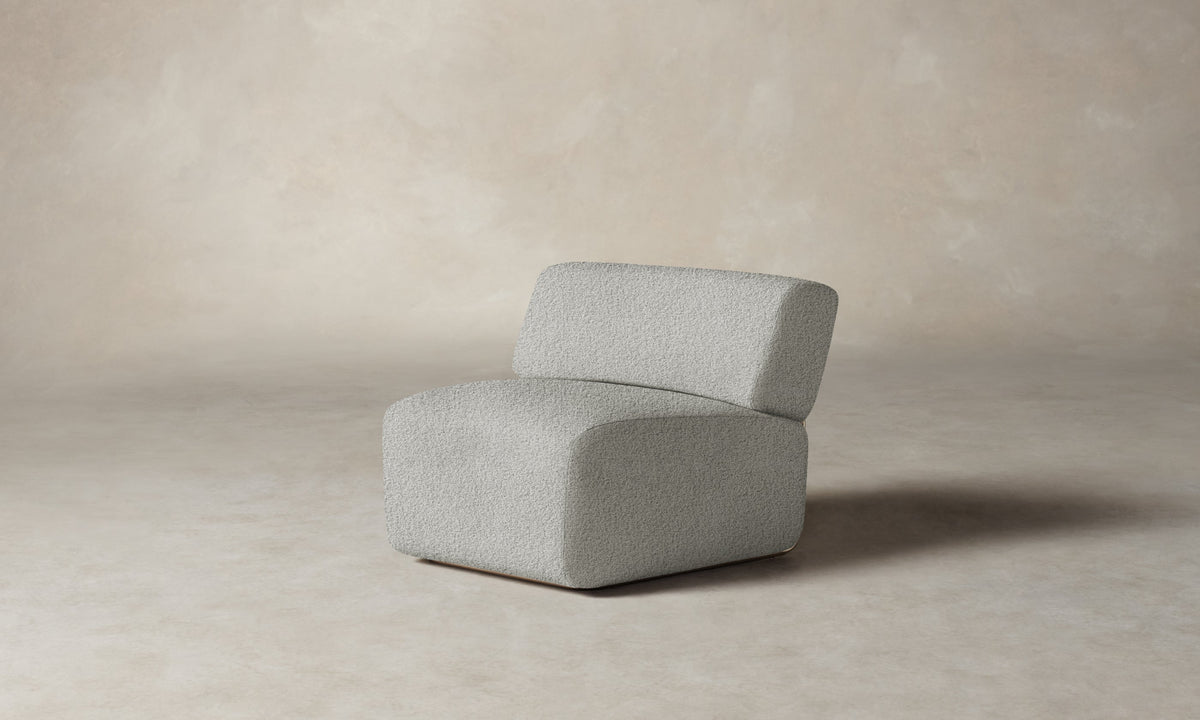 The Miles Modular Chair - Woolen Bouclé Cliff
