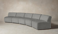 The Miles Modular Sectional - Italian Bouclé Waterfall