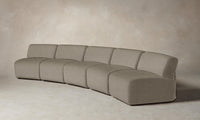 The Miles Modular Sectional - Merino Wheat