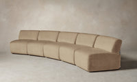 The Miles Modular Sectional - Mohair Almond