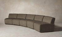 The Miles Modular Sectional - Mohair Mink