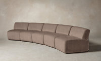 The Miles Modular Sectional - Mohair Peony