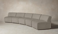 The Miles Modular Sectional - Performance Bouclé Morel