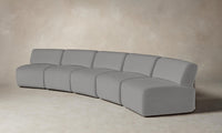 The Miles Modular Sectional - Performance Linen Weave Cloud