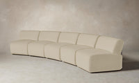 The Miles Modular Sectional - Performance Linen Weave Prairie