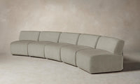 The Miles Modular Sectional - Performance Tweed Oatmeal