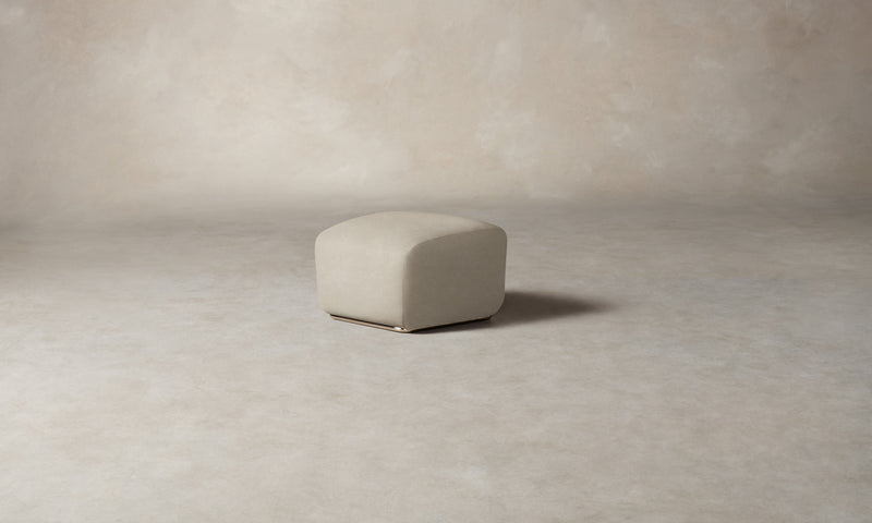 The Miles Ottoman - Performance Mélange Weave Shell