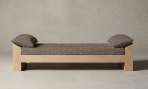 The Montauk Daybed - Heritage Belgian Linen Carob
