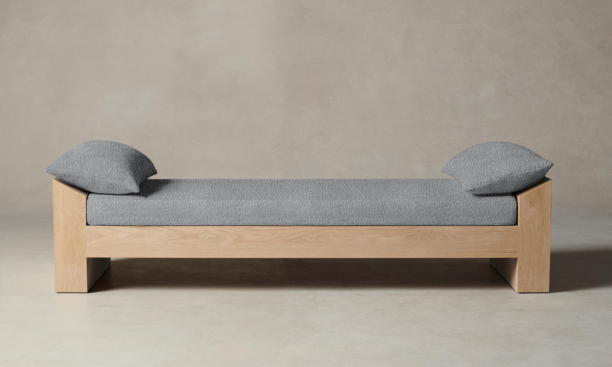 The Montauk Daybed - Italian Bouclé Waterfall